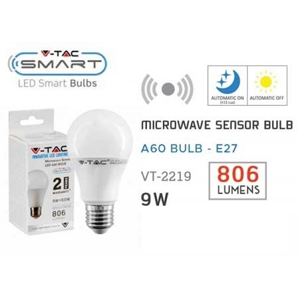 Lampada Led Goccia SMART E27 10w RGB+WW+CW